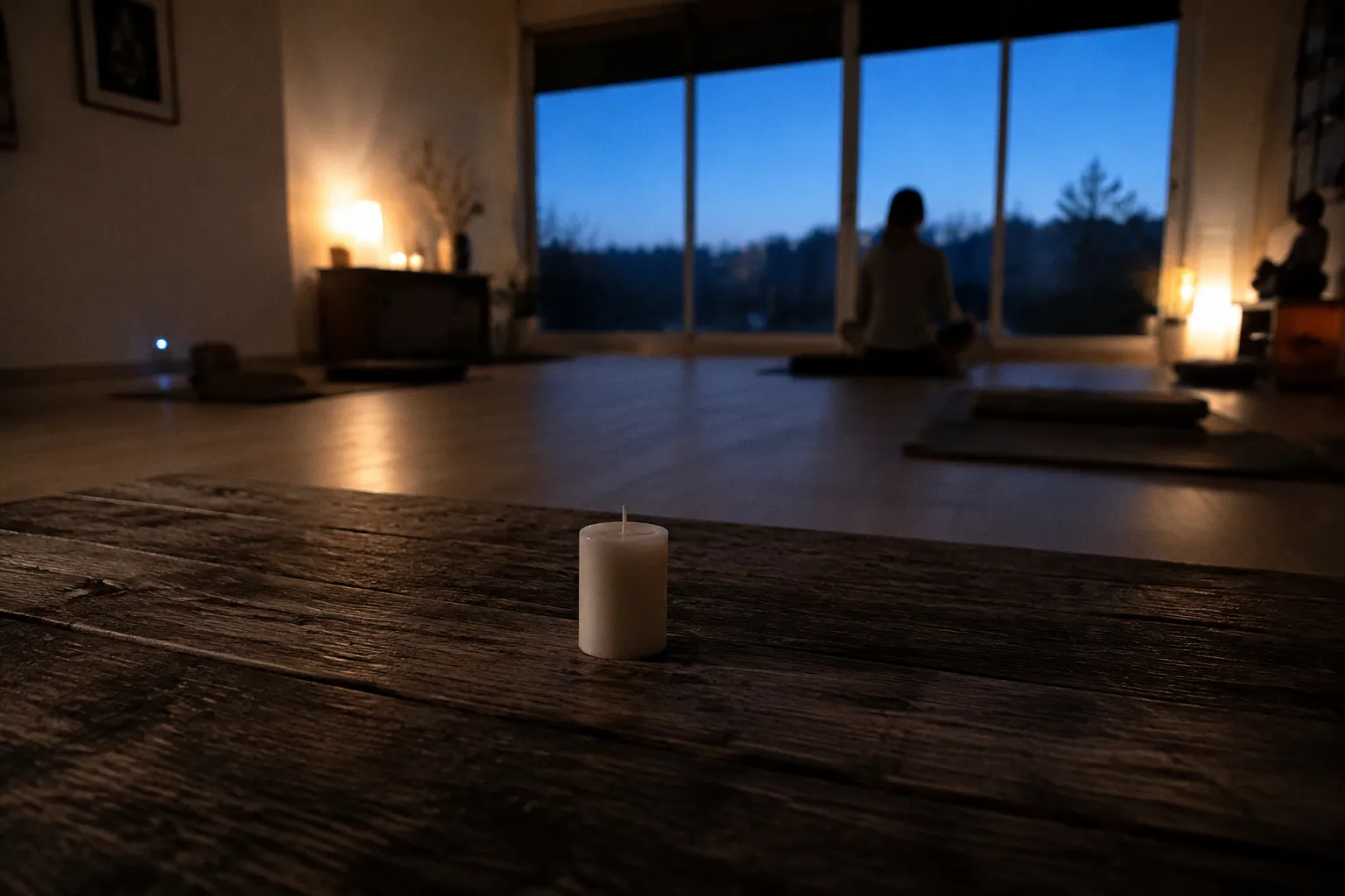 Méditation Trataka : protocole par étapes avec une bougie